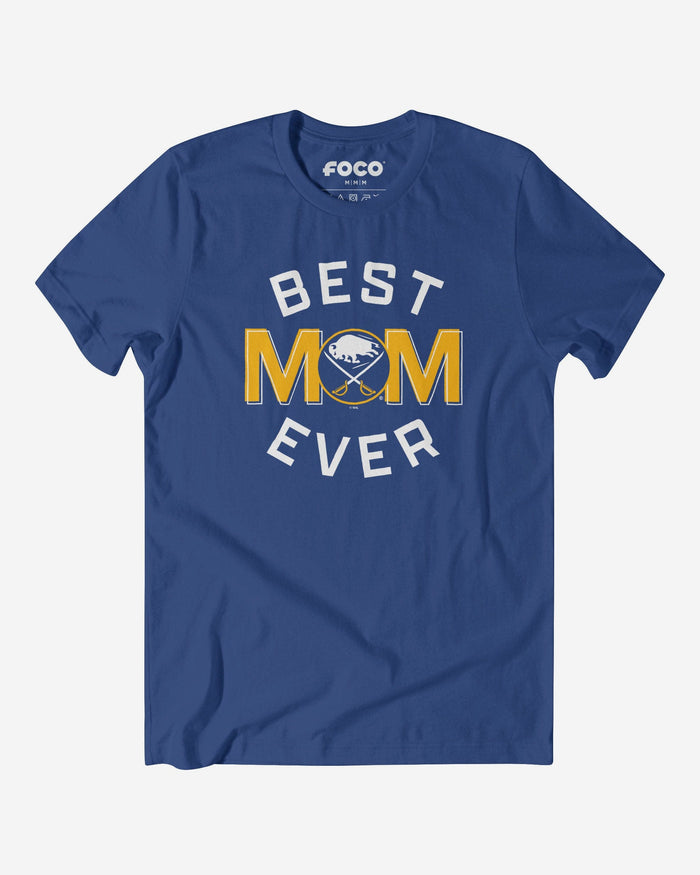 Buffalo Sabres Best Mom Ever Arched T-Shirt FOCO S - FOCO.com