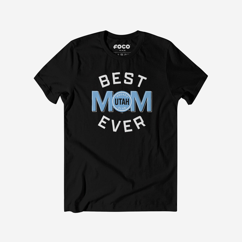Utah Hockey Club Best Mom Ever Arched T-Shirt FOCO S - FOCO.com