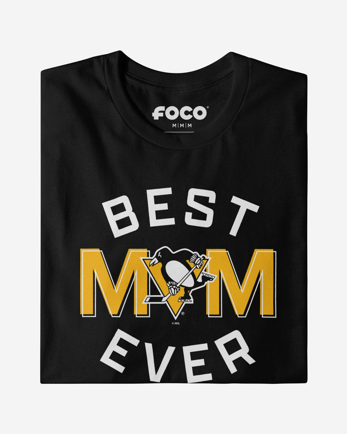Pittsburgh Penguins Best Mom Ever Arched T-Shirt FOCO - FOCO.com