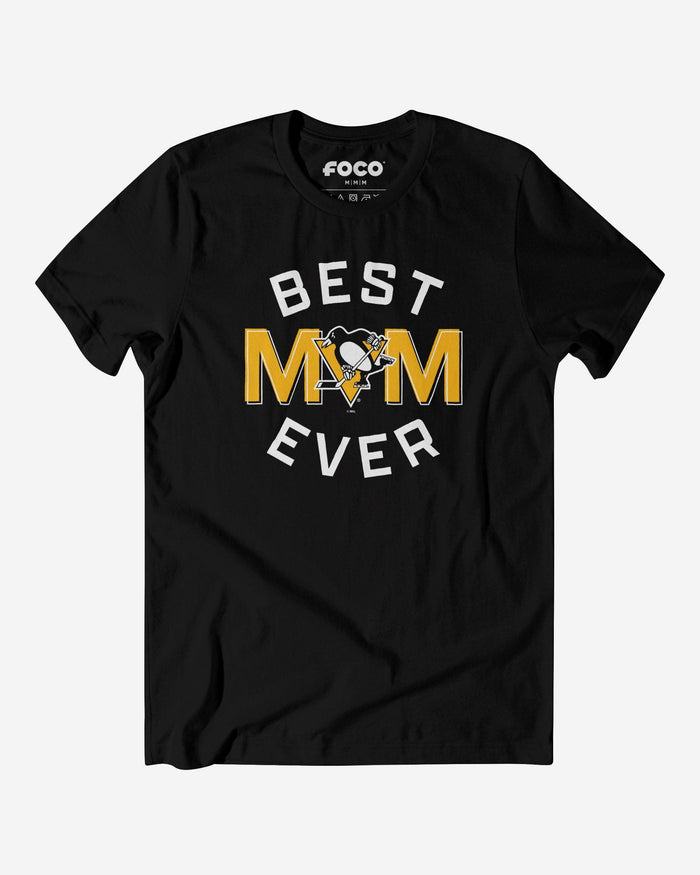 Pittsburgh Penguins Best Mom Ever Arched T-Shirt FOCO S - FOCO.com