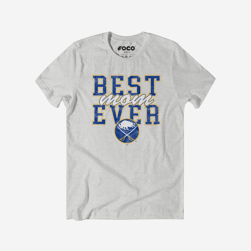Buffalo Sabres Best Mom Ever Stacked T-Shirt FOCO S - FOCO.com