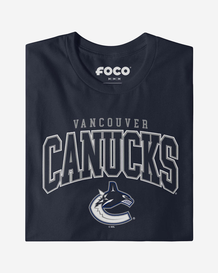 Vancouver Canucks Classic Arched Logo T-Shirt FOCO - FOCO.com