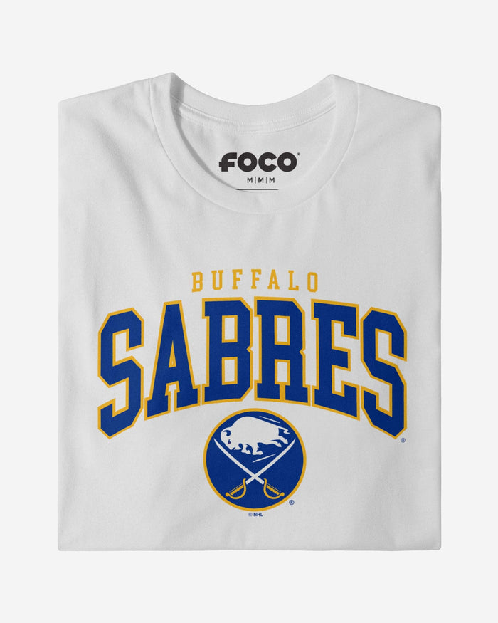 Buffalo Sabres Classic Arched Logo T-Shirt FOCO - FOCO.com