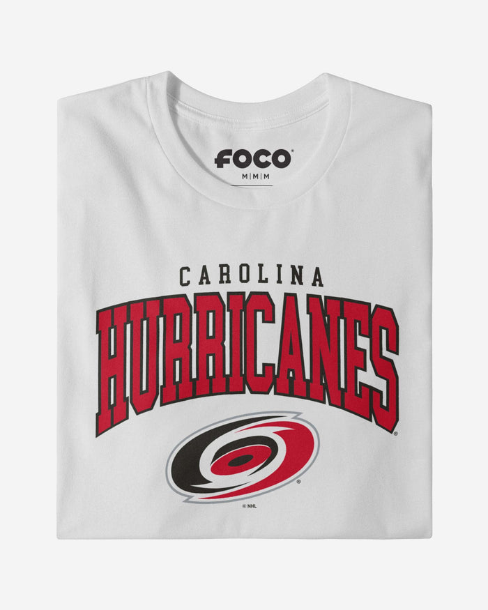 Carolina Hurricanes Classic Arched Logo T-Shirt FOCO - FOCO.com