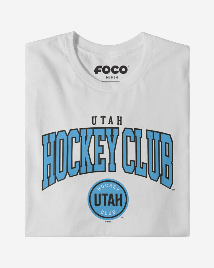 Utah Hockey Club Classic Arched Logo T-Shirt FOCO - FOCO.com