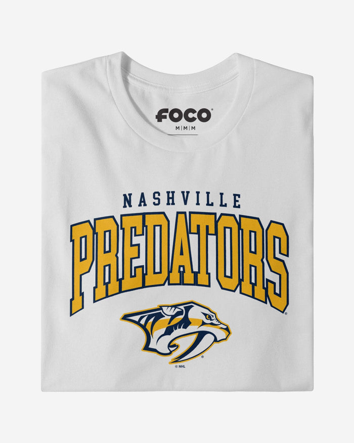 Nashville Predators Classic Arched Logo T-Shirt FOCO - FOCO.com