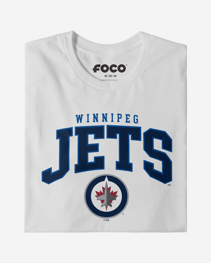 Winnipeg Jets Classic Arched Logo T-Shirt FOCO - FOCO.com