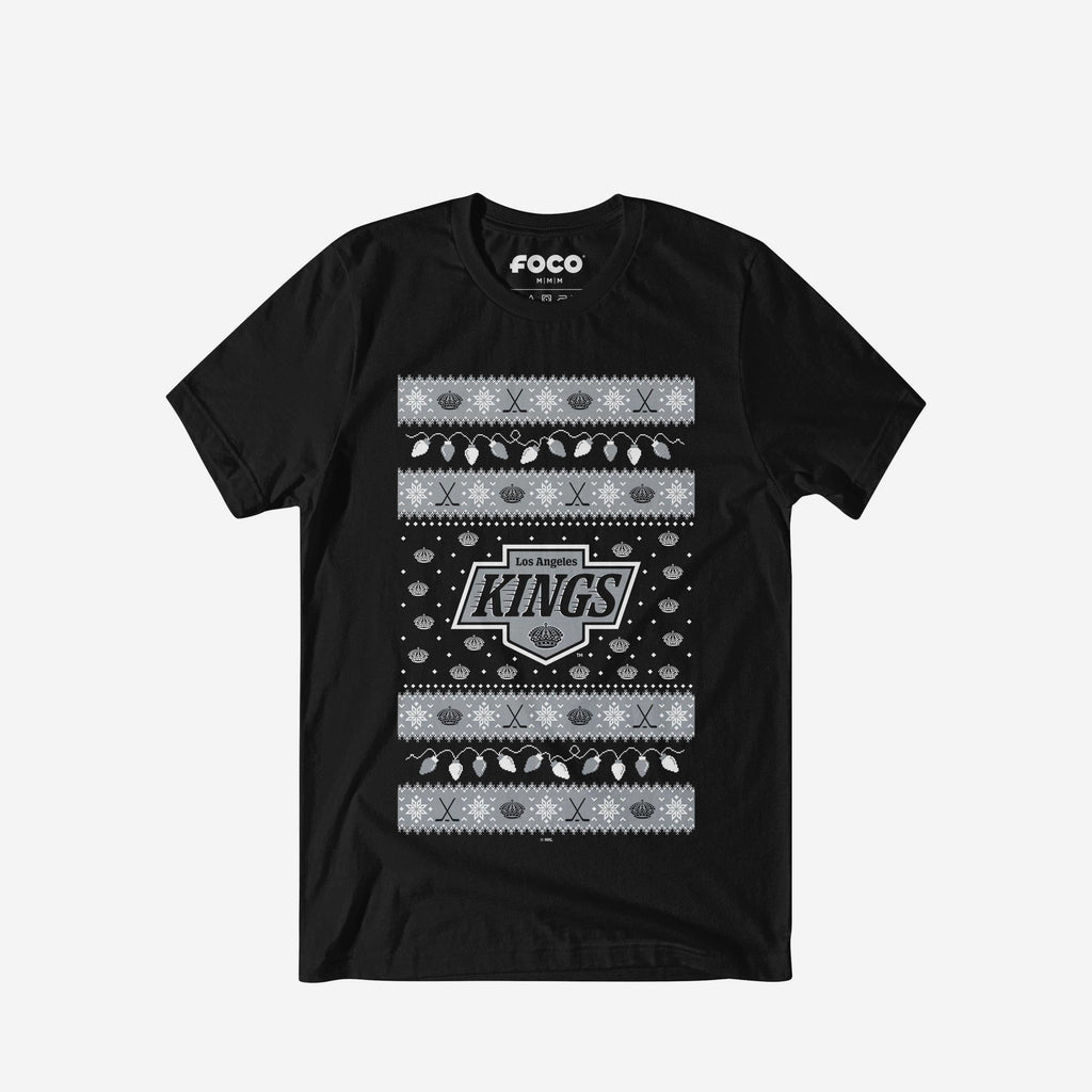 Los Angeles Kings Holiday Lights Sweater T-Shirt FOCO S - FOCO.com