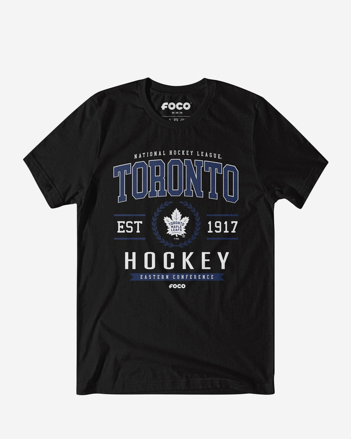 Toronto Maple Leafs Hockey Legacy Crest T-Shirt FOCO Black S - FOCO.com