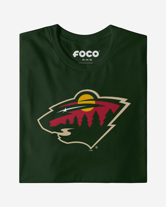 Minnesota Wild Primary Logo Long Sleeve T-Shirt FOCO - FOCO.com