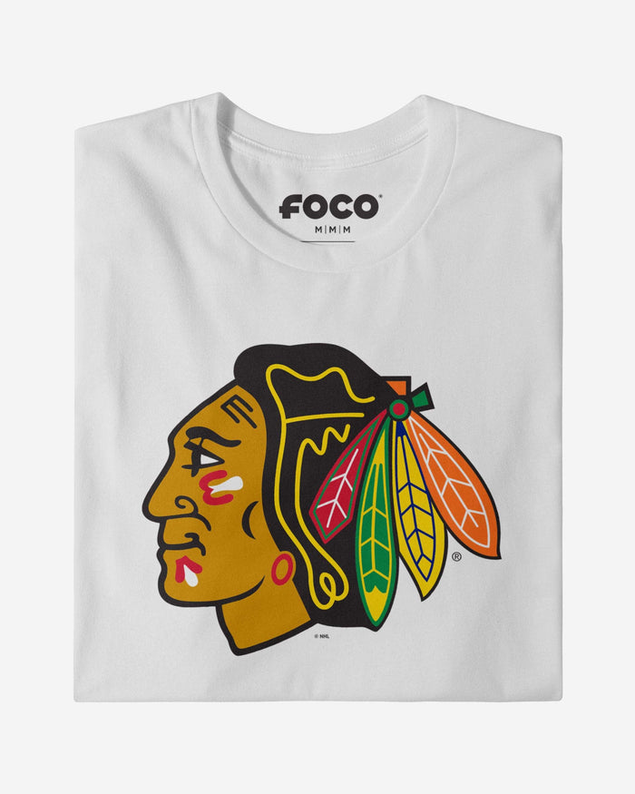 Chicago Blackhawks Primary Logo Long Sleeve T-Shirt FOCO - FOCO.com