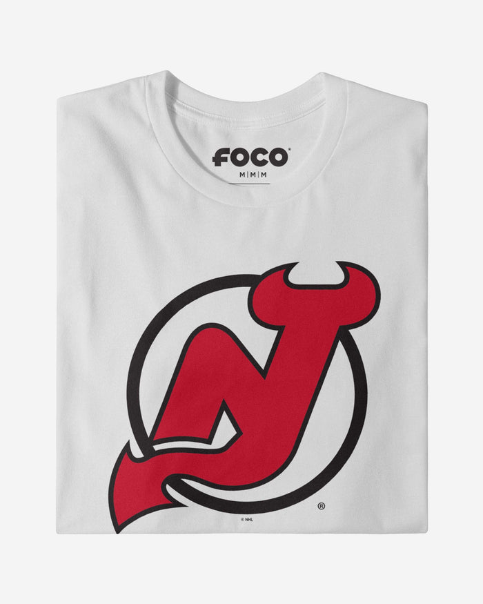 New Jersey Devils Primary Logo Long Sleeve T-Shirt FOCO - FOCO.com