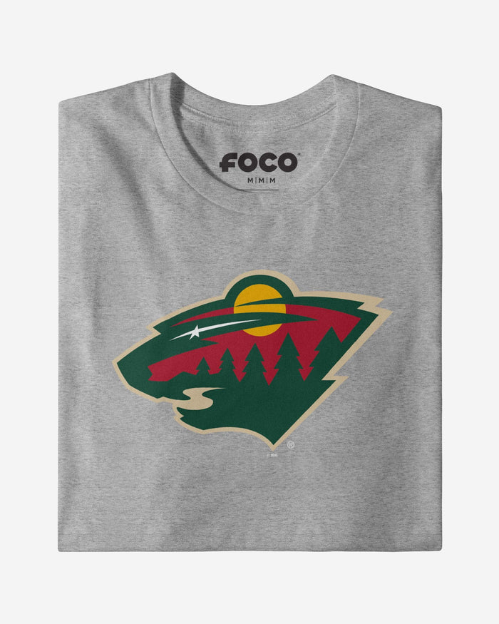 Minnesota Wild Primary Logo Long Sleeve T-Shirt FOCO - FOCO.com