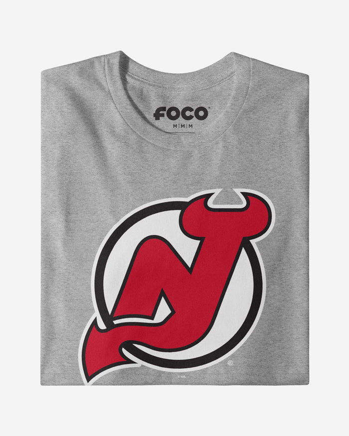 New Jersey Devils Primary Logo Long Sleeve T-Shirt FOCO - FOCO.com