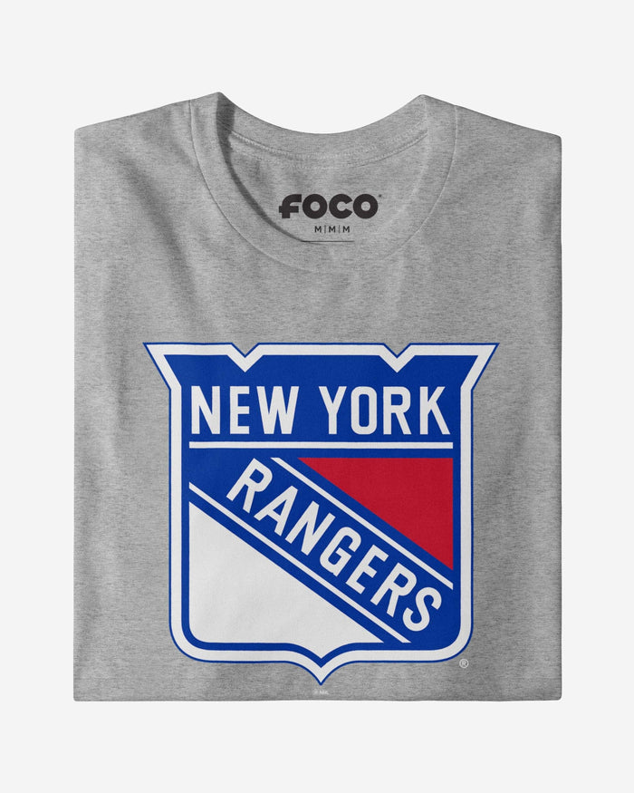 New York Rangers Primary Logo Long Sleeve T-Shirt FOCO - FOCO.com