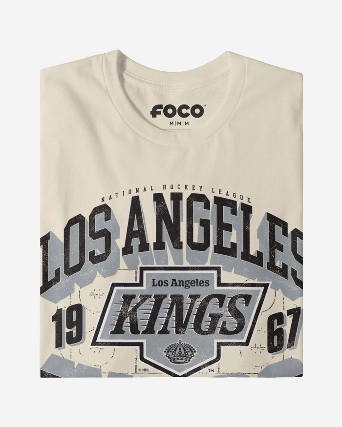 Los Angeles Kings Rink Arched Wordmark T-Shirt FOCO - FOCO.com