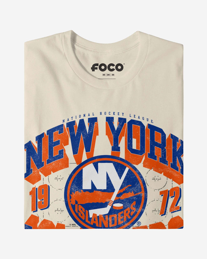 New York Islanders Rink Arched Wordmark T-Shirt FOCO - FOCO.com