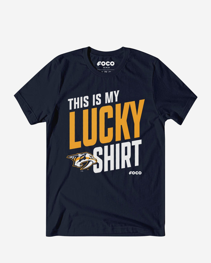Nashville Predators This Is My Lucky T-Shirt FOCO S - FOCO.com