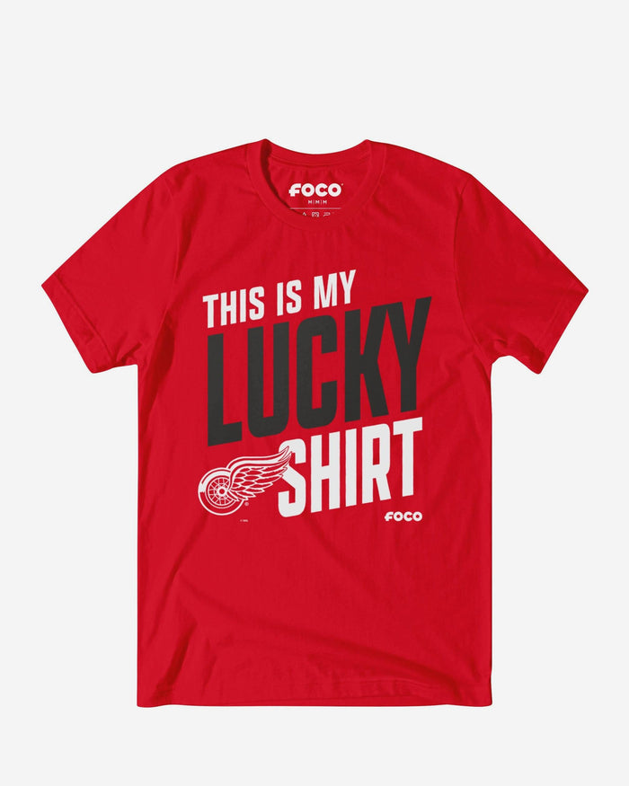 Detroit Red Wings This Is My Lucky T-Shirt FOCO S - FOCO.com