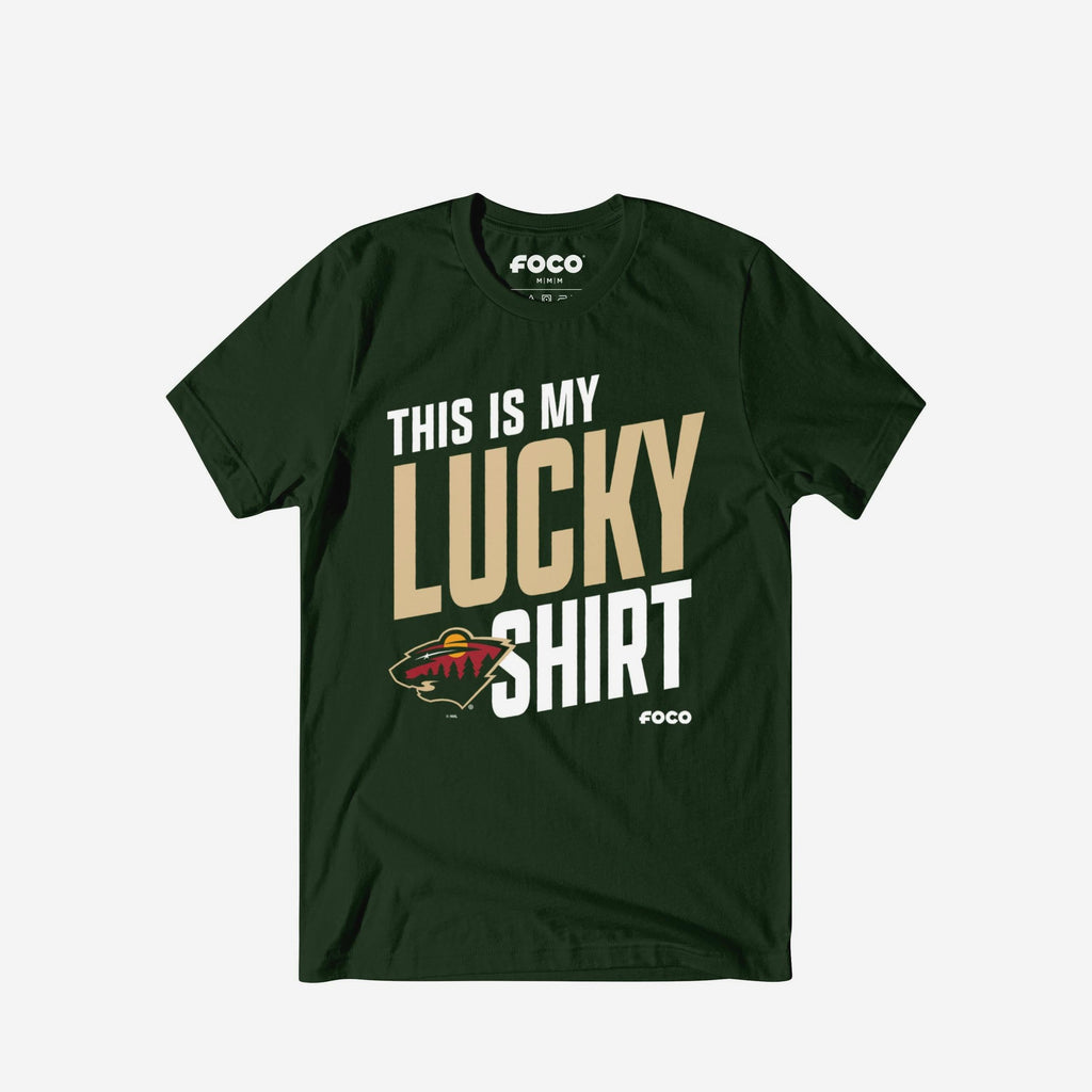 Minnesota Wild This Is My Lucky T-Shirt FOCO S - FOCO.com