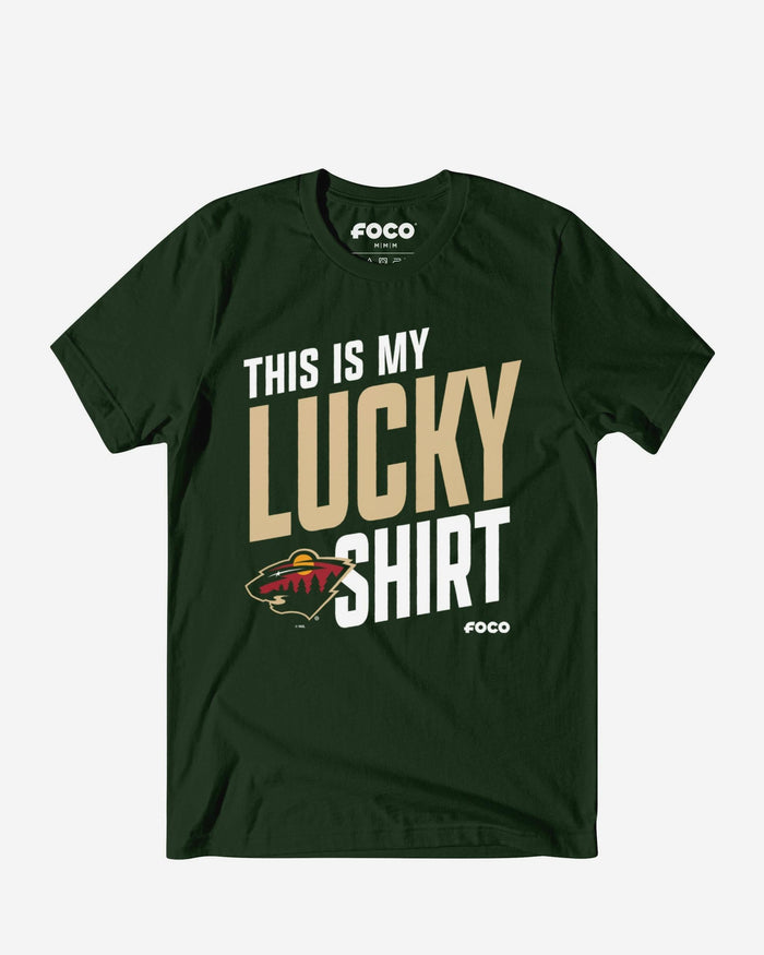 Minnesota Wild This Is My Lucky T-Shirt FOCO S - FOCO.com