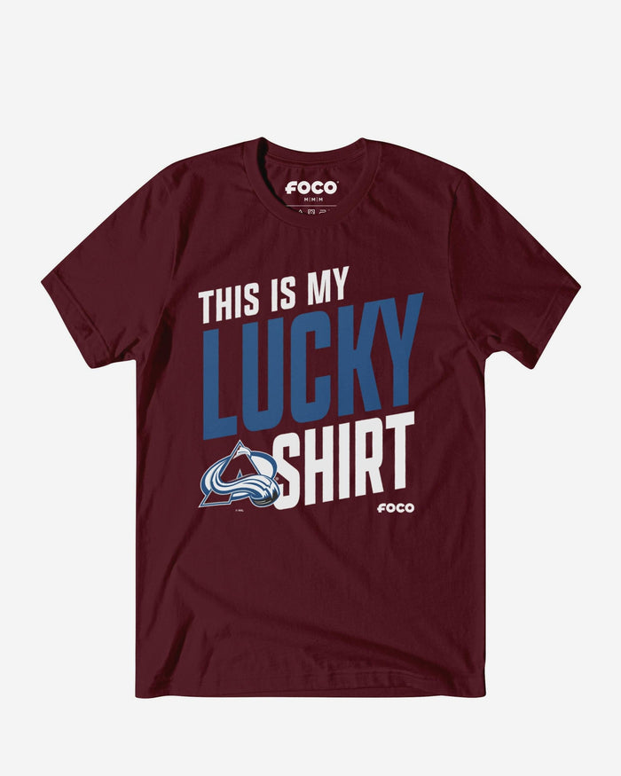 Colorado Avalanche This Is My Lucky T-Shirt FOCO S - FOCO.com