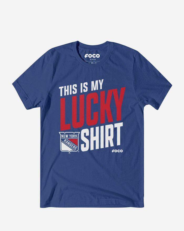 New York Rangers This Is My Lucky T-Shirt FOCO S - FOCO.com