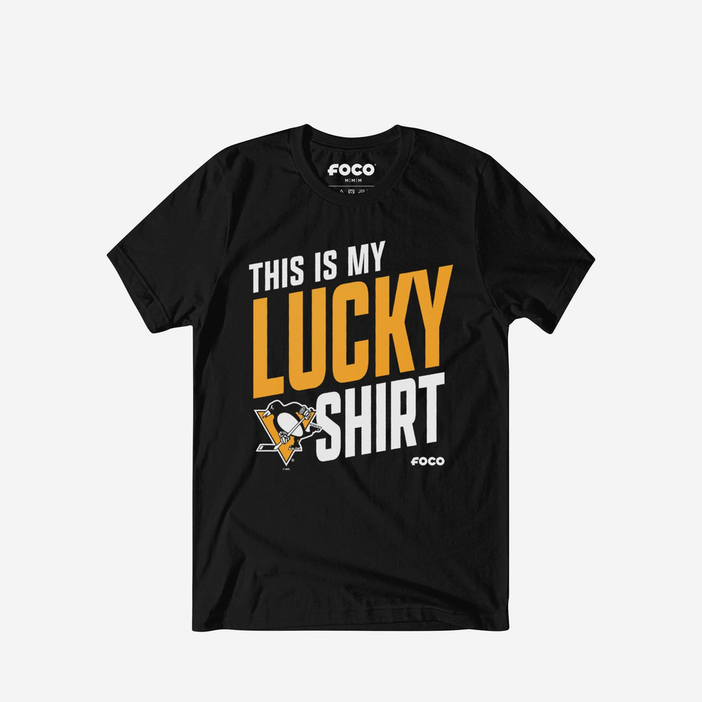 Pittsburgh Penguins This Is My Lucky T-Shirt FOCO S - FOCO.com