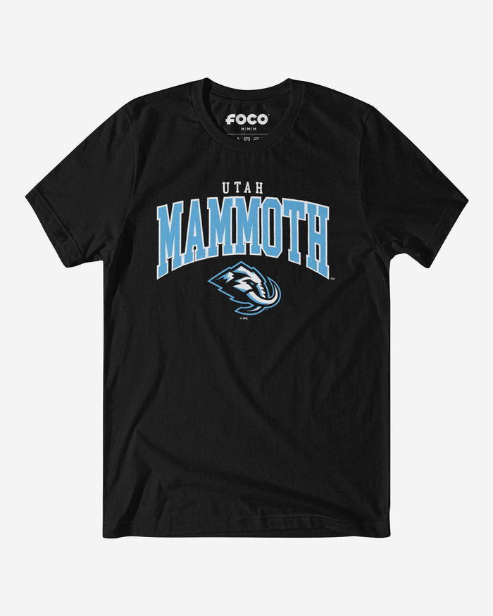 Utah Mammoth Classic Logo T-Shirt FOCO Black S - FOCO.com