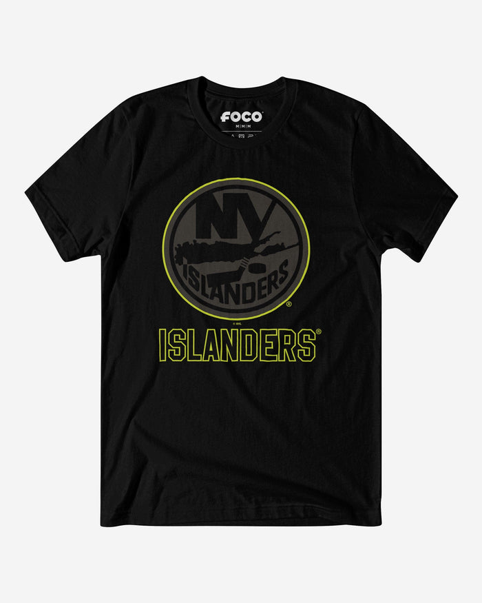 New York Islanders Highlight Reel T-Shirt FOCO Black/Volt S - FOCO.com