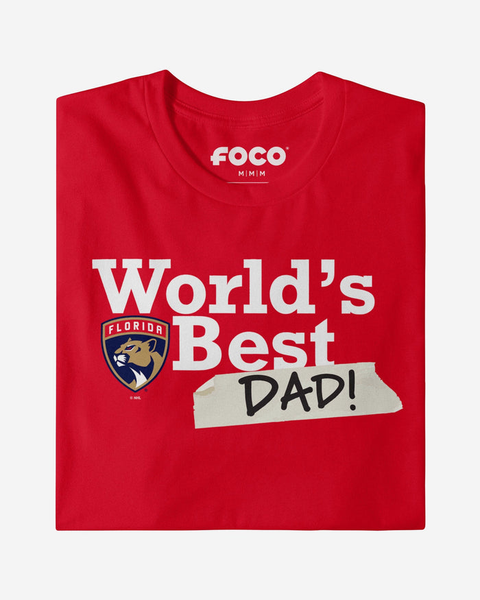 Florida Panthers World's Best Dad T-Shirt FOCO - FOCO.com
