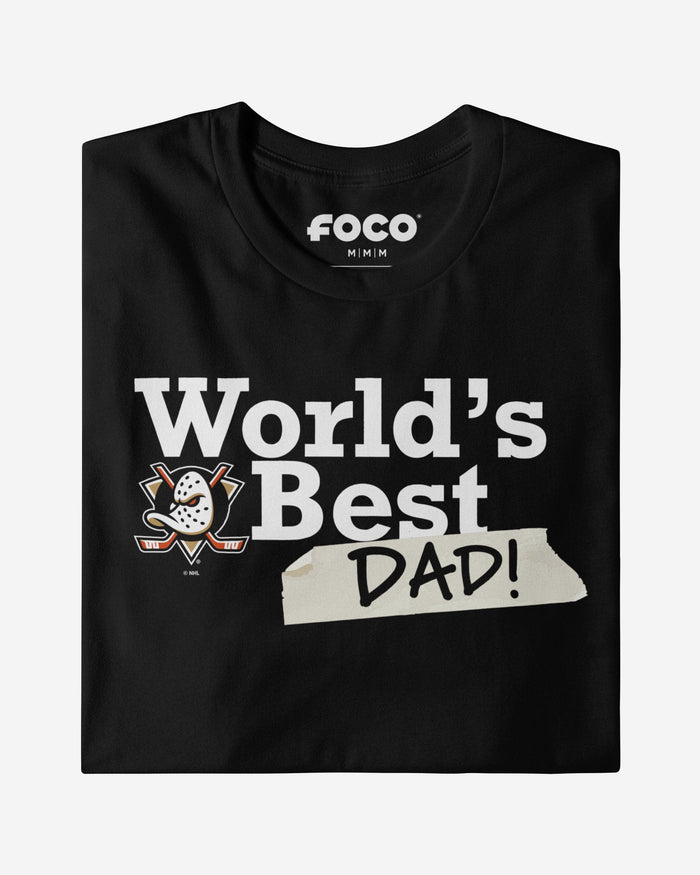 Anaheim Ducks World's Best Dad T-Shirt FOCO - FOCO.com