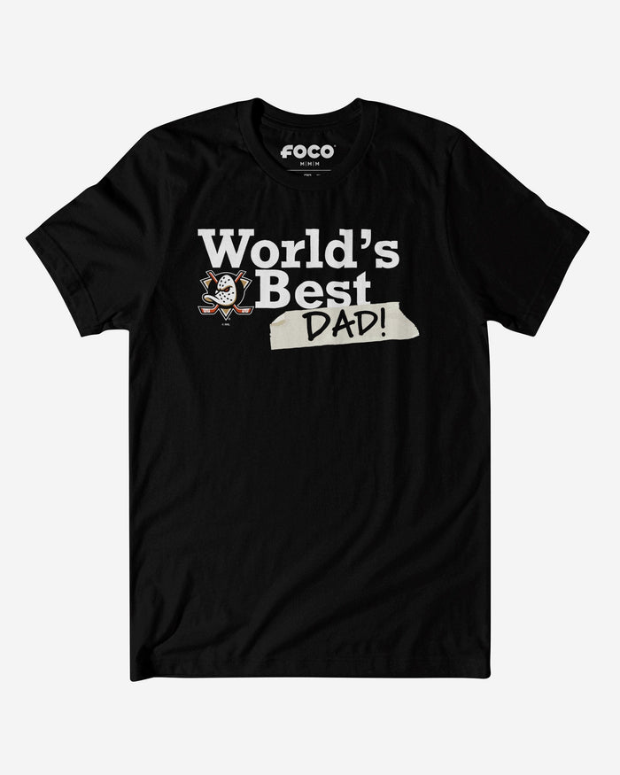 Anaheim Ducks World's Best Dad T-Shirt FOCO S - FOCO.com