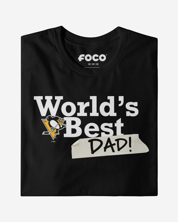 Pittsburgh Penguins World's Best Dad T-Shirt FOCO - FOCO.com