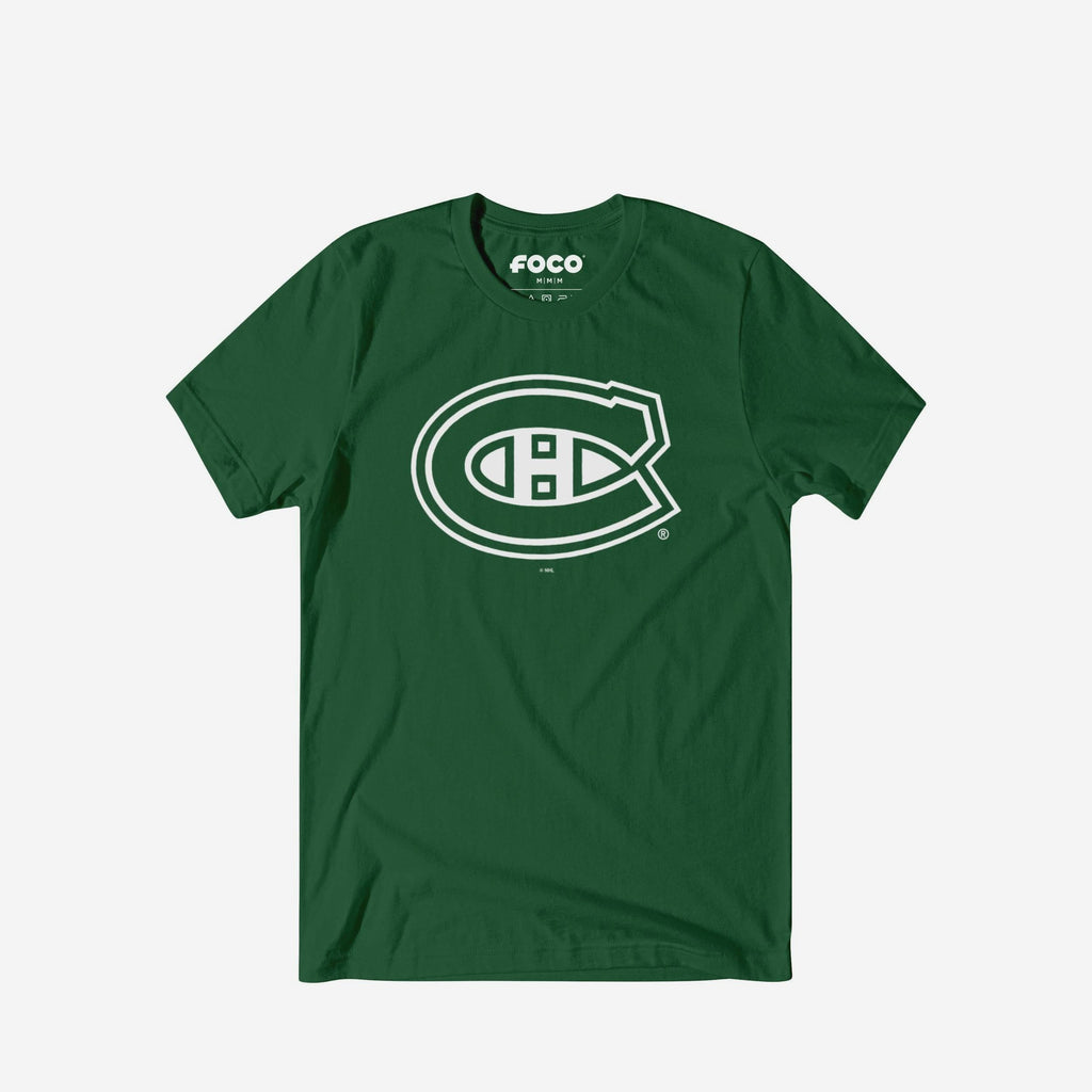 Montreal Canadiens White Logo T-Shirt FOCO S - FOCO.com