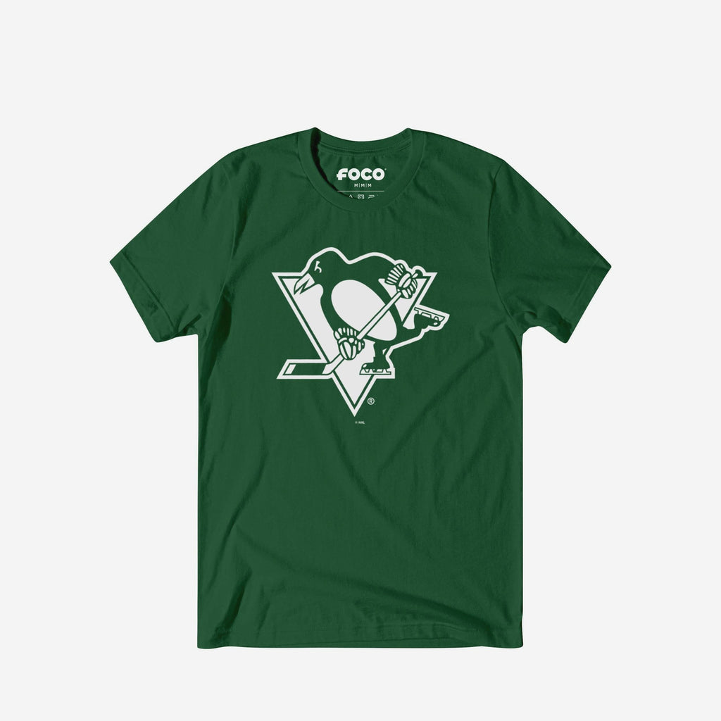 Pittsburgh Penguins White Logo T-Shirt FOCO S - FOCO.com