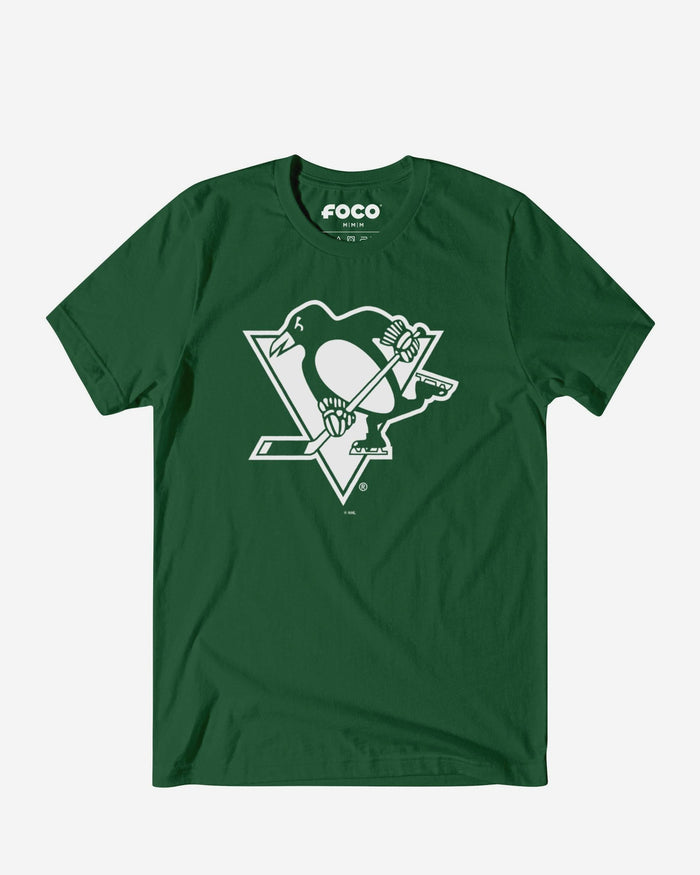 Pittsburgh Penguins White Logo T-Shirt FOCO S - FOCO.com