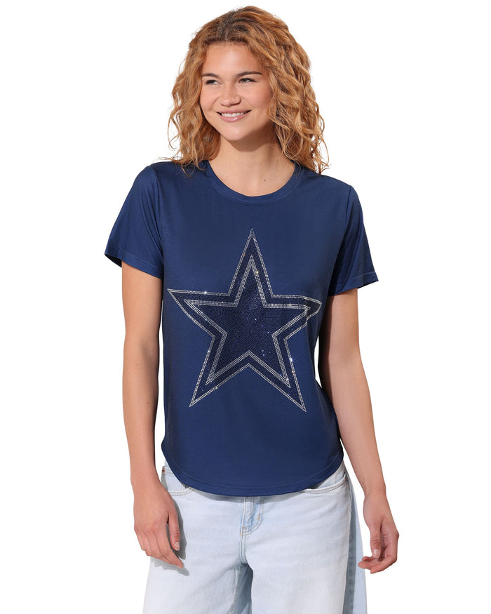 Dallas Cowboys Rhinestone Tunic Top