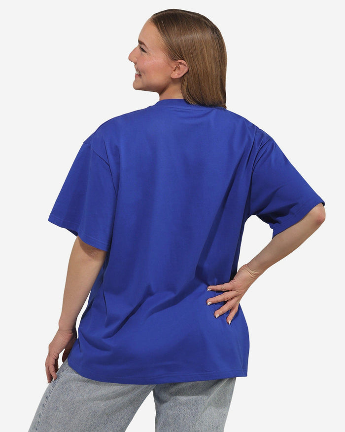 Buffalo Bills Womens Rhinestone Logo Oversized Holiday T-Shirt FOCO S - FOCO.com