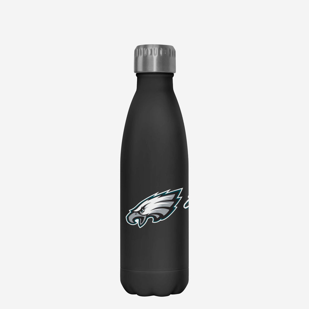 Philadelphia Eagles Super Bowl LIX Champions Black 17 oz Stainless Steel Bottle FOCO - FOCO.com