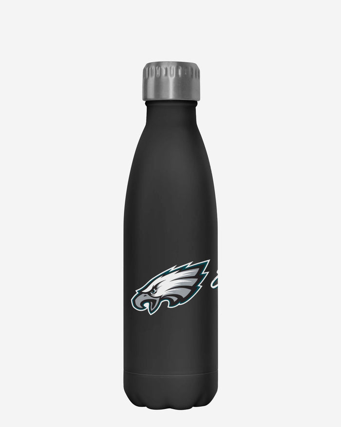 Philadelphia Eagles Super Bowl LIX Champions Black 17 oz Stainless Steel Bottle FOCO - FOCO.com