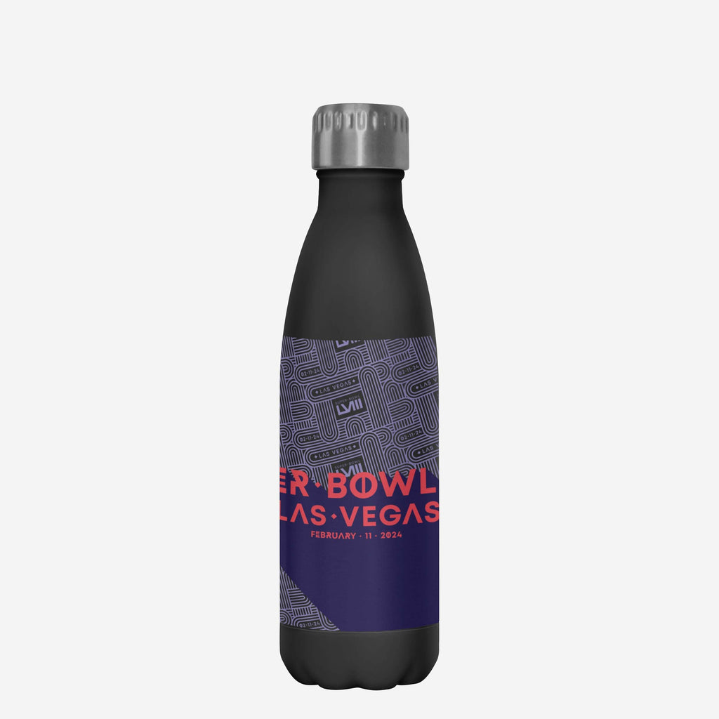 Super Bowl LVIII Black 17 oz Stainless Steel Bottle FOCO - FOCO.com