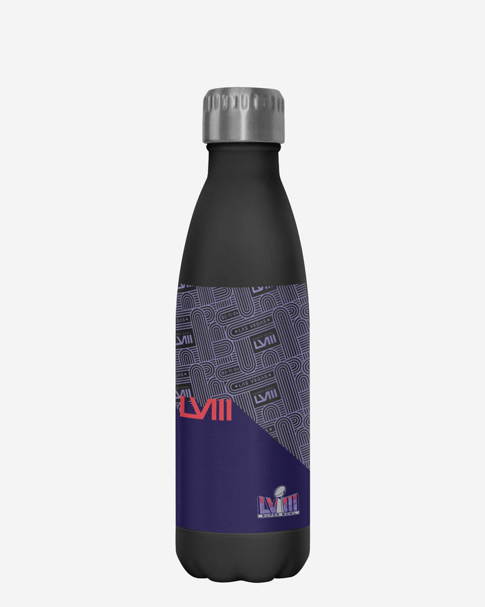 Super Bowl LVIII Black 17 oz Stainless Steel Bottle FOCO - FOCO.com