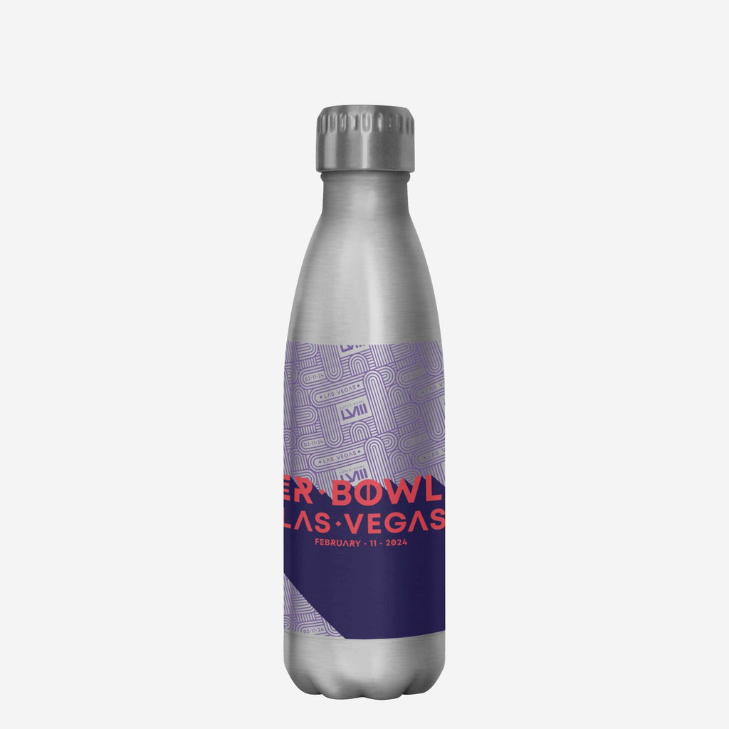 Super Bowl LVIII Silver 17 oz Stainless Steel Bottle FOCO - FOCO.com