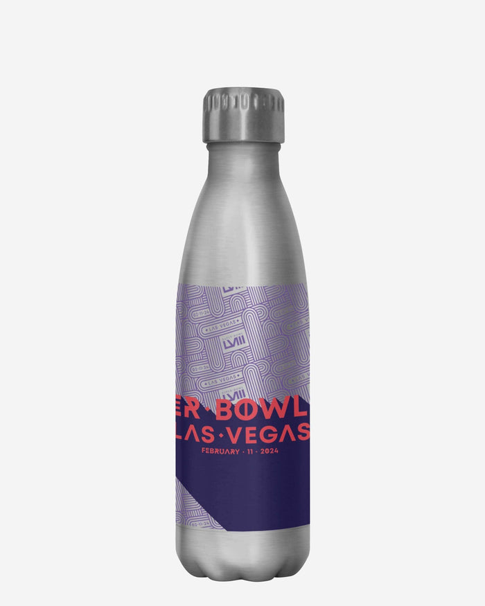 Super Bowl LVIII Silver 17 oz Stainless Steel Bottle FOCO - FOCO.com