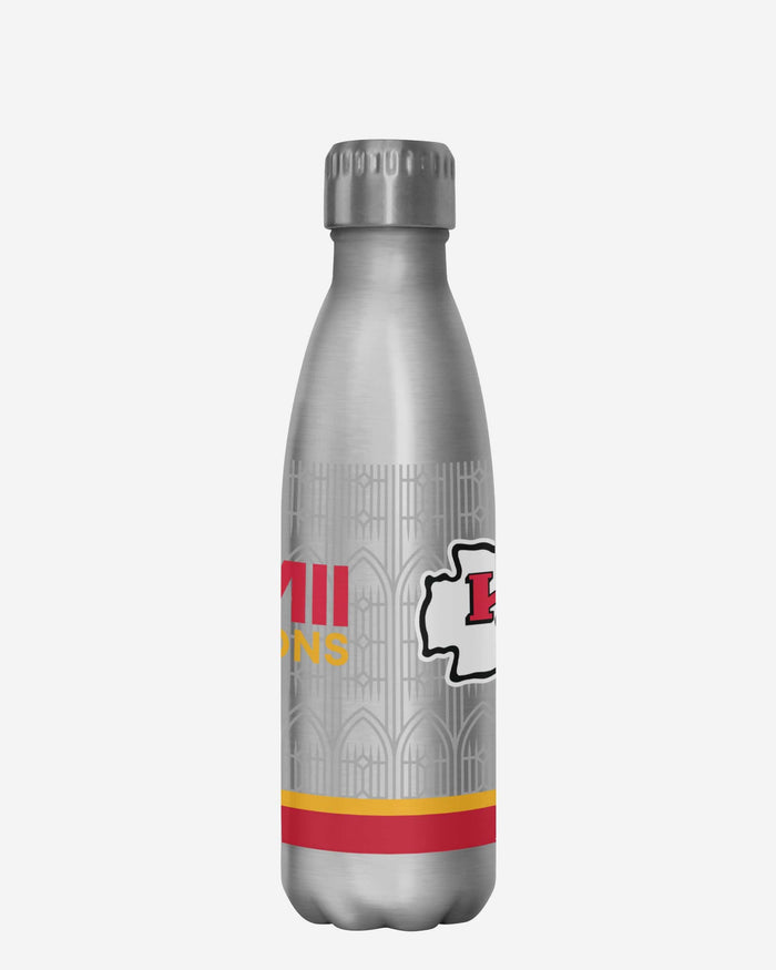 Kansas City Chiefs Super Bowl LVIII Champions Silver 17 oz Stainless Steel Bottle FOCO - FOCO.com