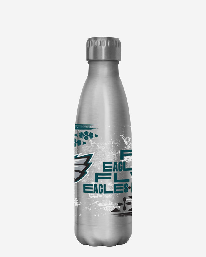 Philadelphia Eagles Super Bowl LIX Fly Eagles Fly Silver 17 oz Stainless Steel Bottle FOCO - FOCO.com