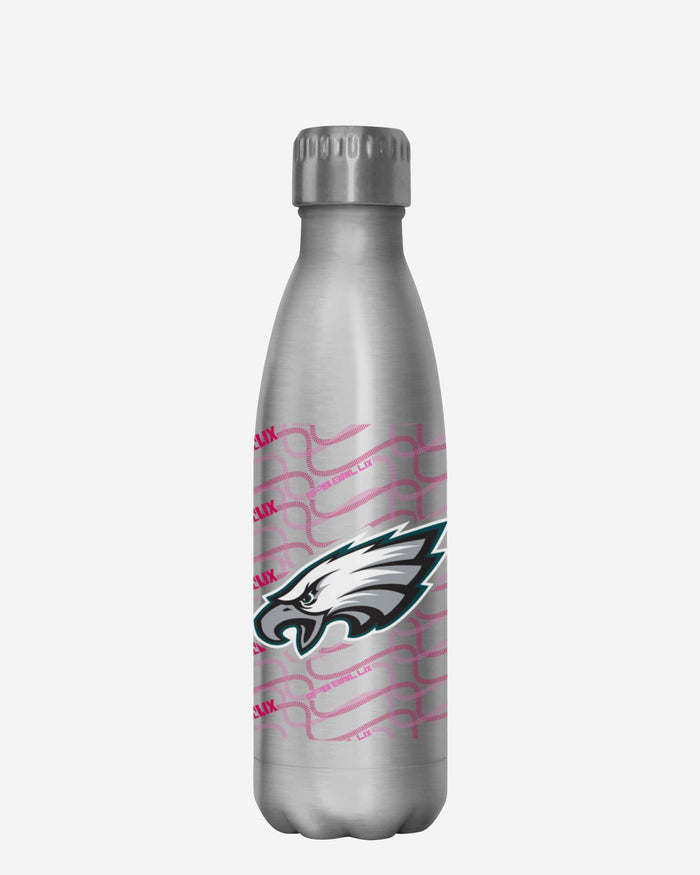 Philadelphia Eagles Super Bowl LIX Bound Silver 17 oz Stainless Steel Bottle FOCO - FOCO.com