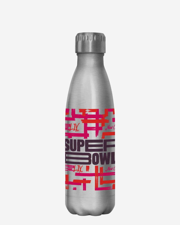 Super Bowl LIX Silver 17 oz Stainless Steel Bottle FOCO - FOCO.com