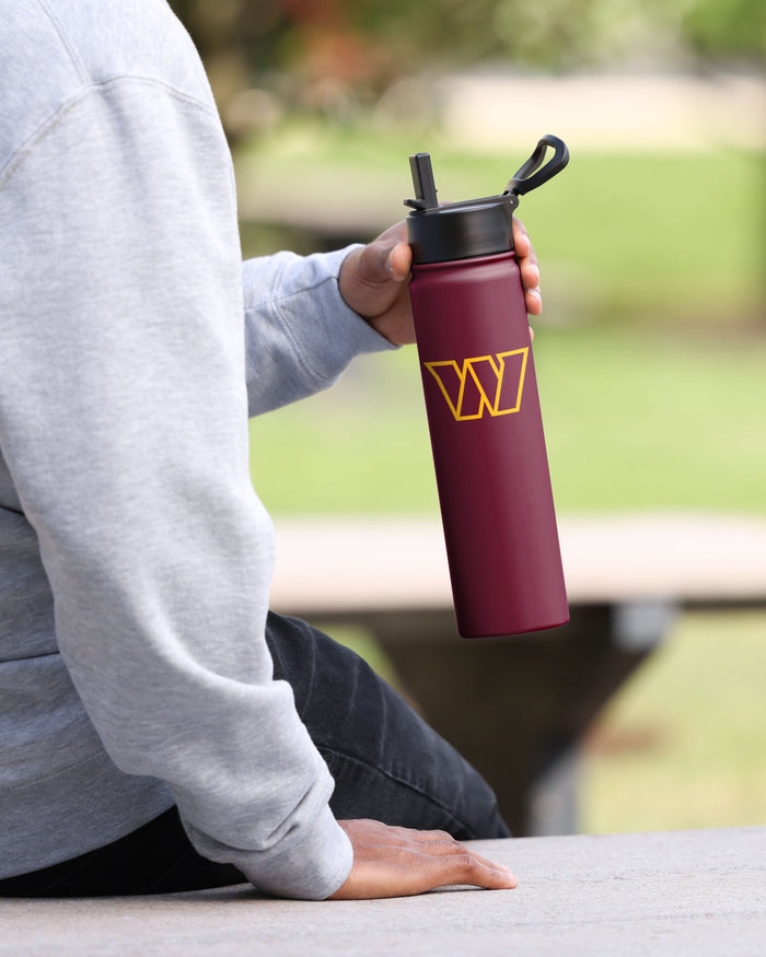 Washington Commanders Team Color Insulated Bottle FOCO - FOCO.com